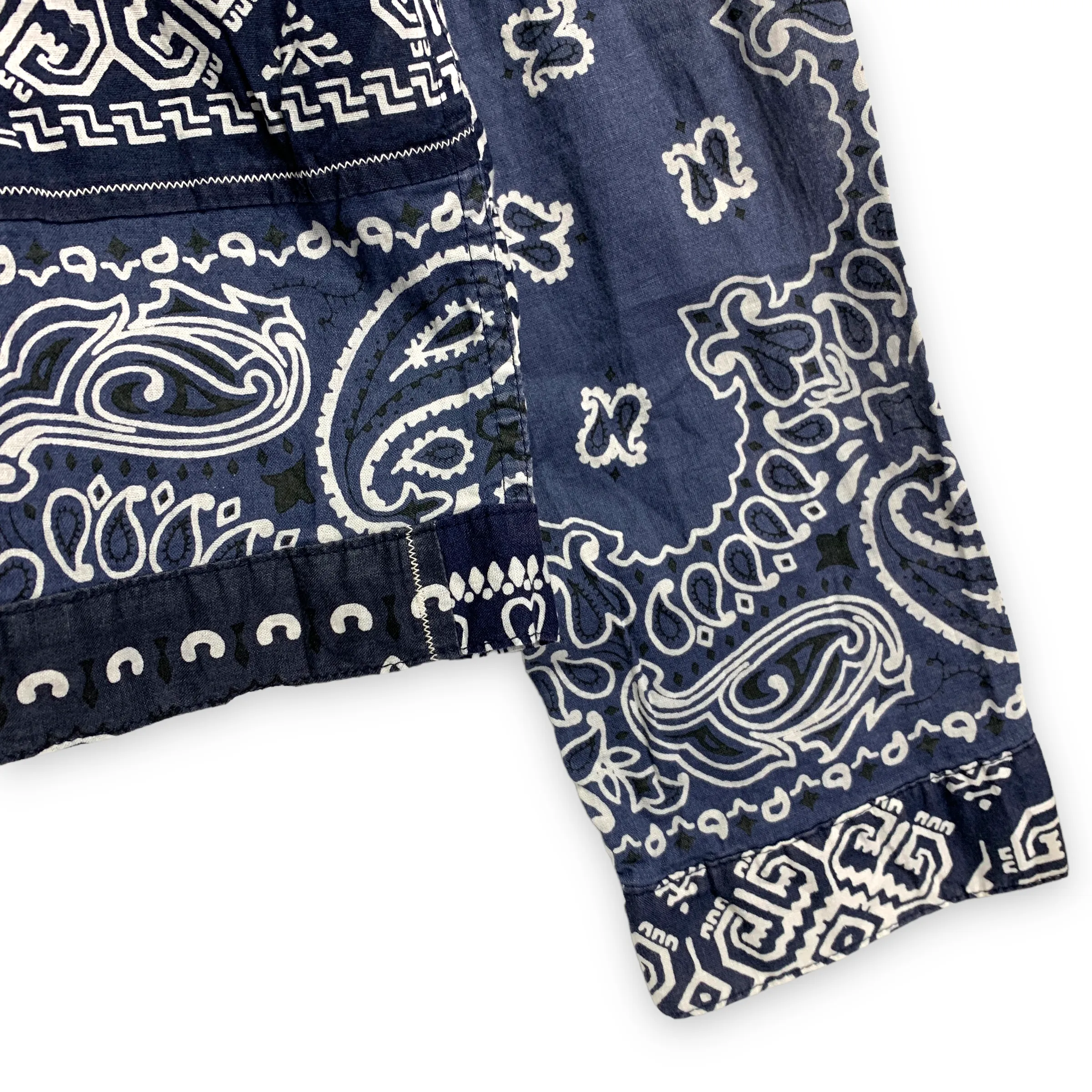 [2XL] Kapital Kountry Bandana Patchwork Pt 1st Shirt Jacket Navy