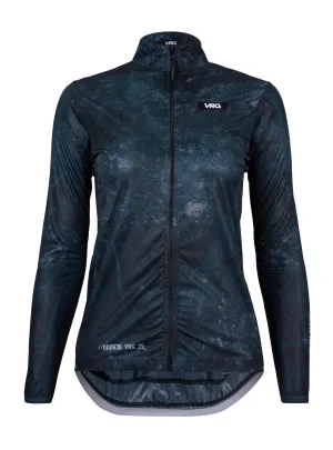 636 VRG LIGHTWEIGHT RAIN JACKET - TEXT - WOMEN