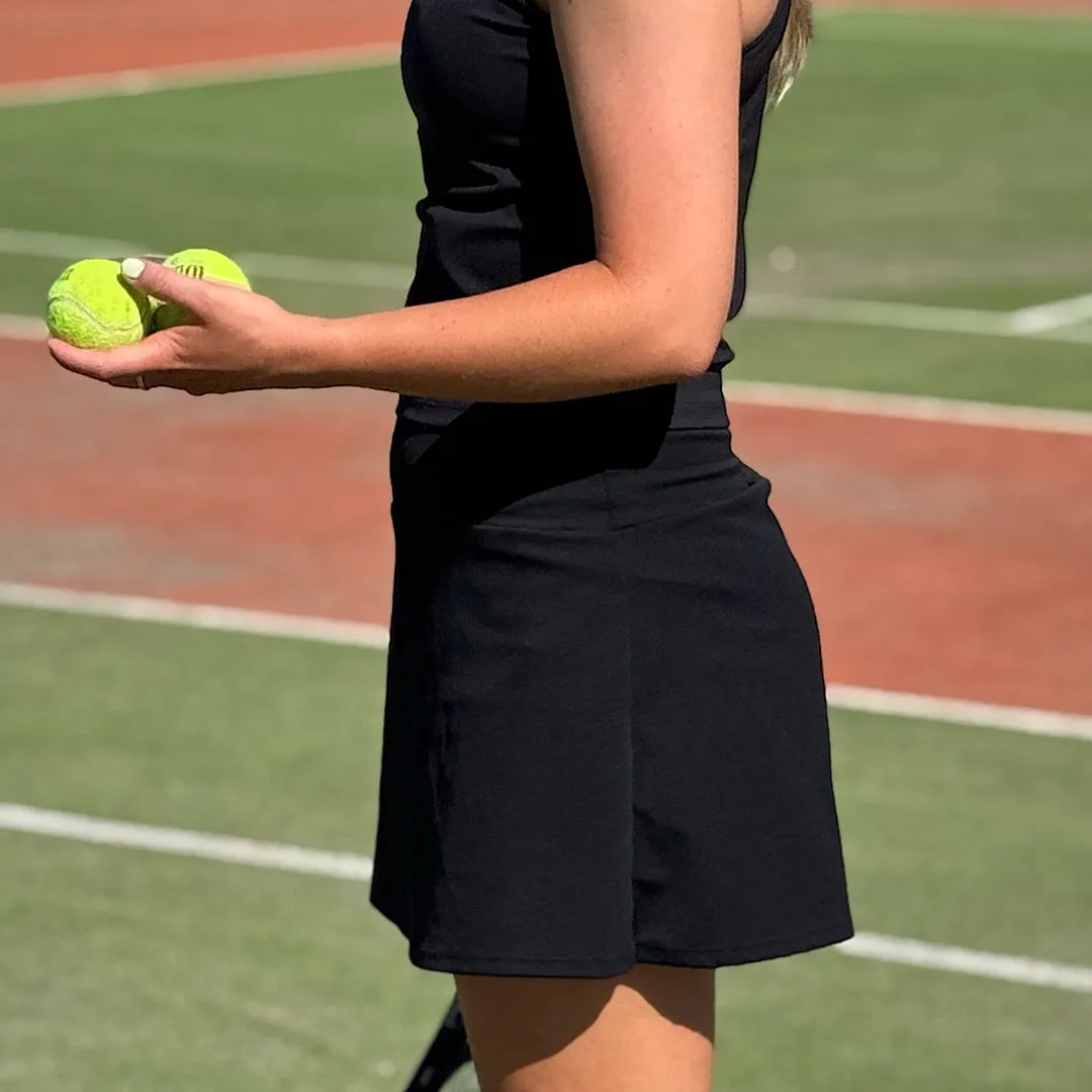 A-Line Skort -  Black