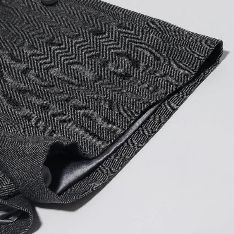 A-Shape Wool Shorts