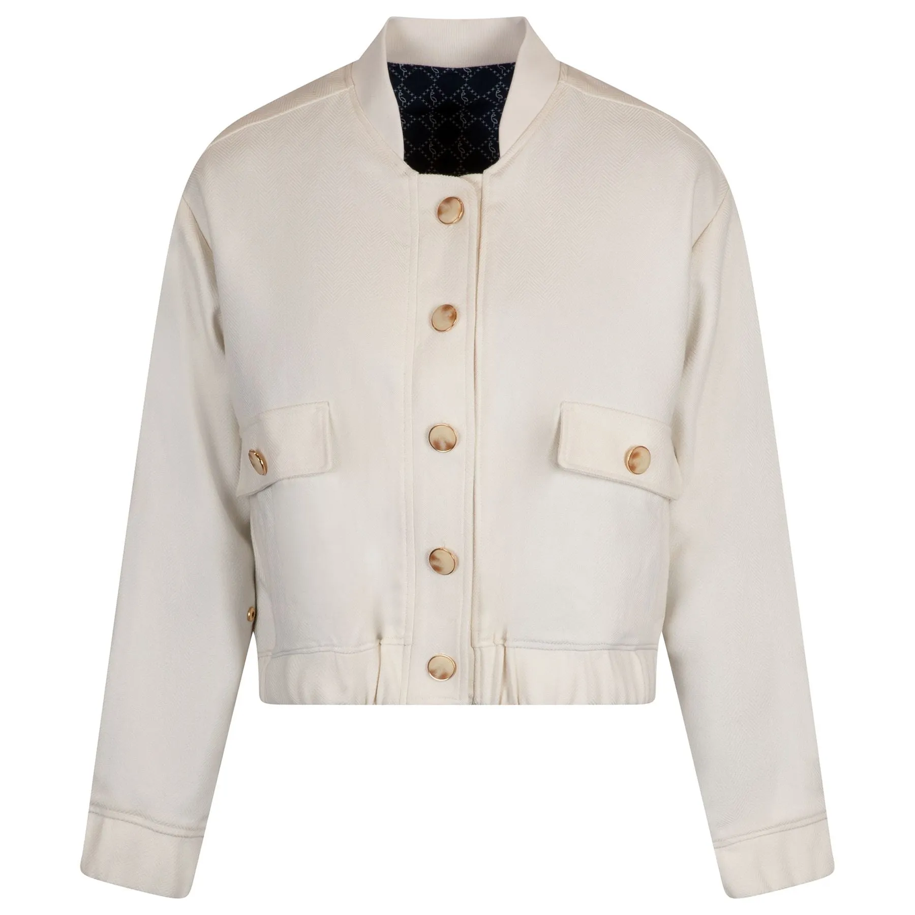 Ada Reversible Bomber Jacket Cream
