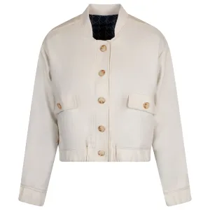 Ada Reversible Bomber Jacket Cream