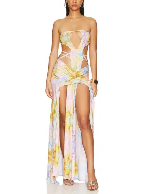 Alexis Dress in Cloud Print