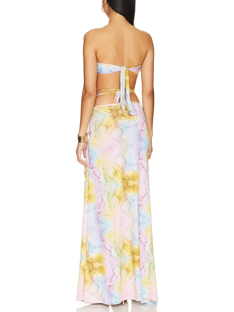 Alexis Dress in Cloud Print
