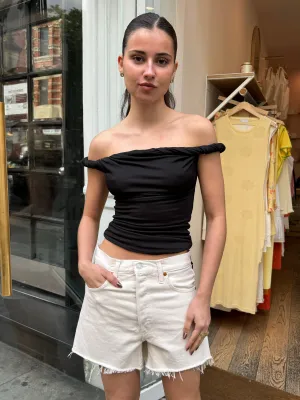 Ally Twist Top in Black