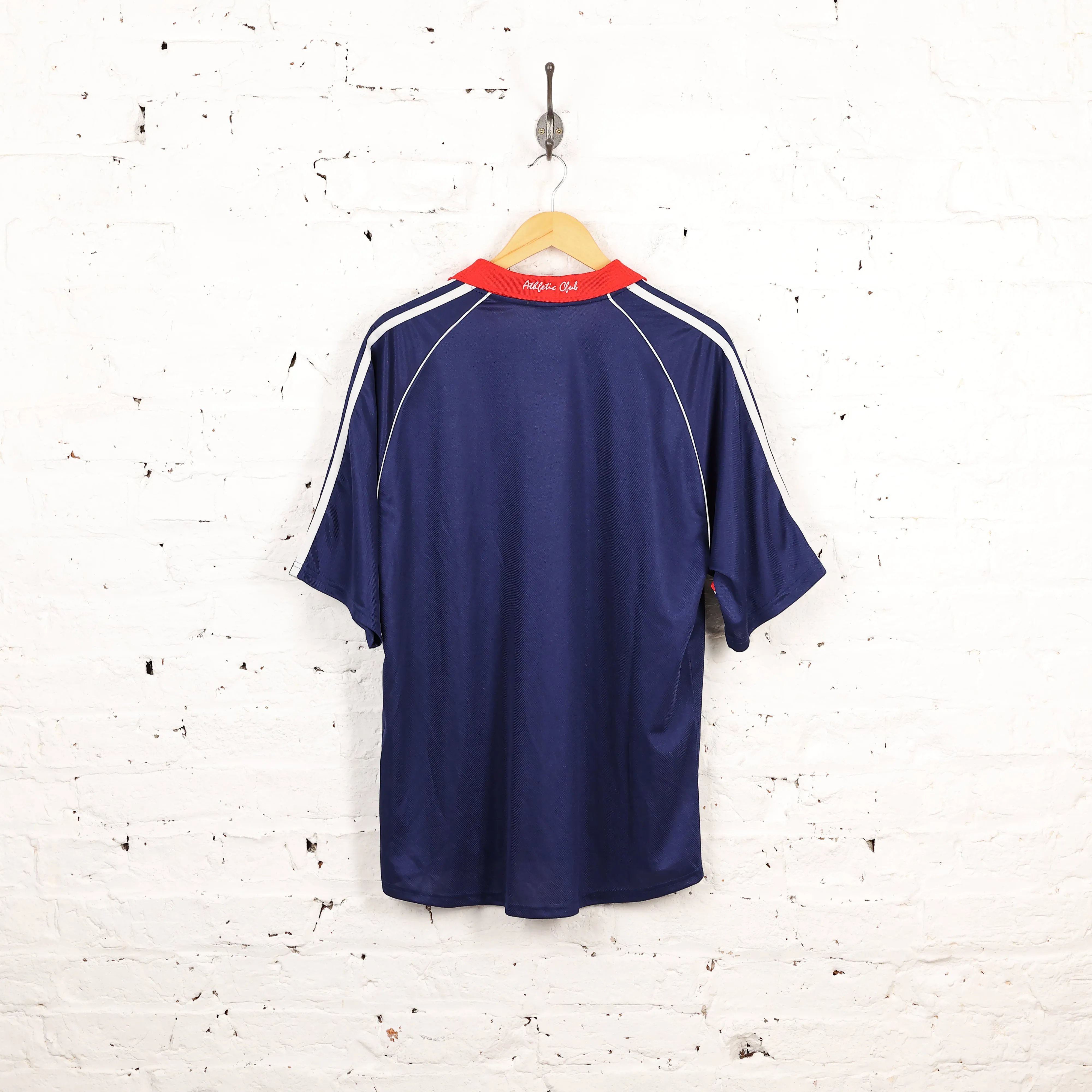Athletic Bilbao Adidas 1999 Away Football Shirt - Blue - L
