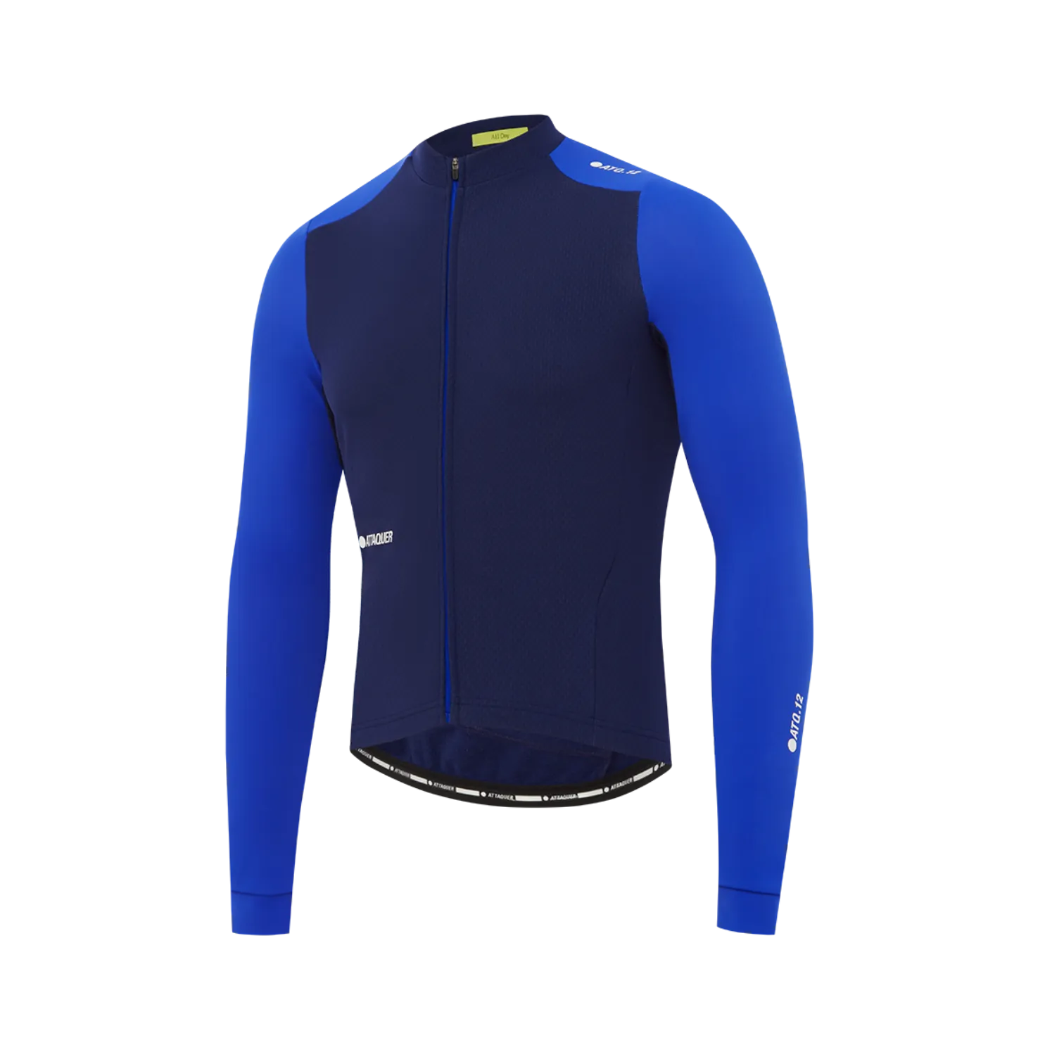 Attaquer All Day Winter Long Sleeved Jersey - Navy/Fluro