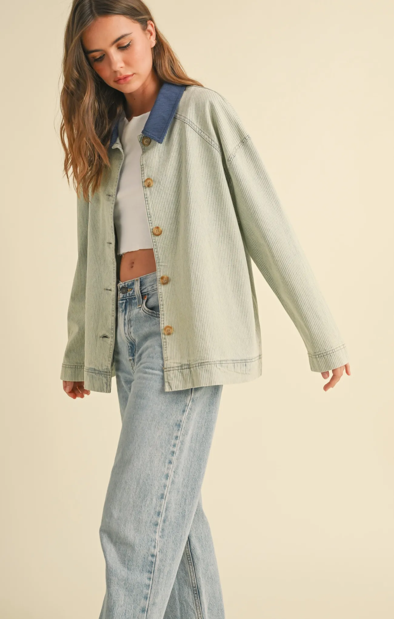 Aurora Stripe Barn Jacket