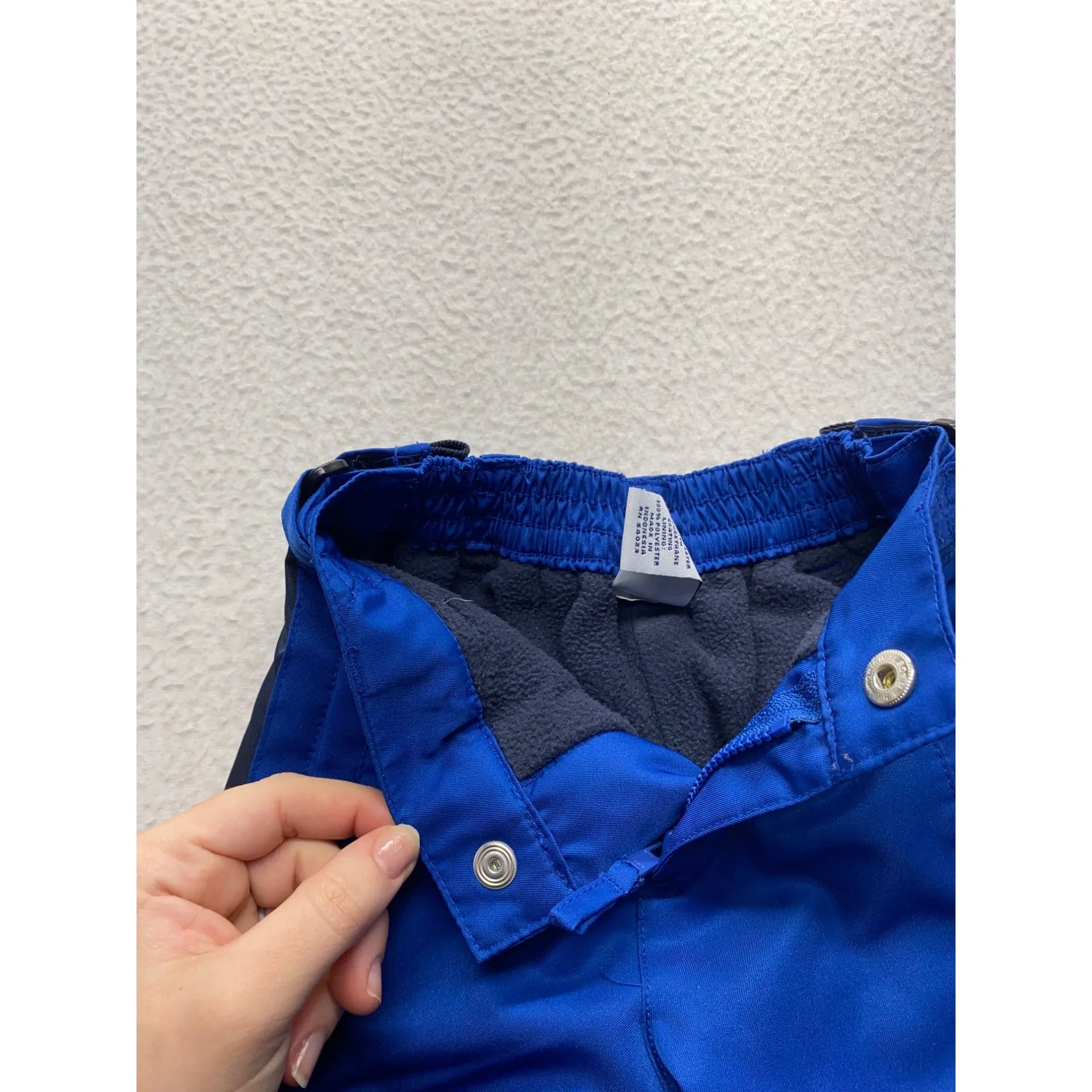 Baby Gap Blue Polyester Fleece Lined Infant Pants #7089