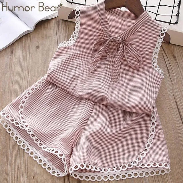 Baby Girl Clothes Chiffon bowknot coat Pants 1-4Y
