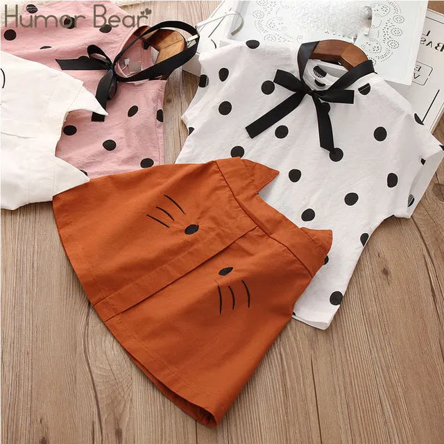 Baby Girl Clothes Chiffon bowknot coat Pants 1-4Y