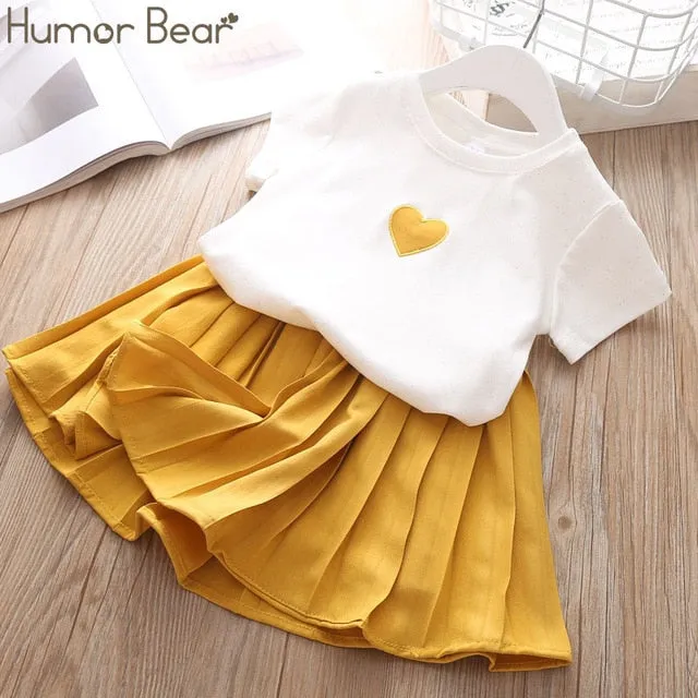 Baby Girl Clothes Chiffon bowknot coat Pants 1-4Y