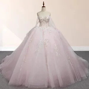 Ball Gown Appliqued Quinceañera Dresses