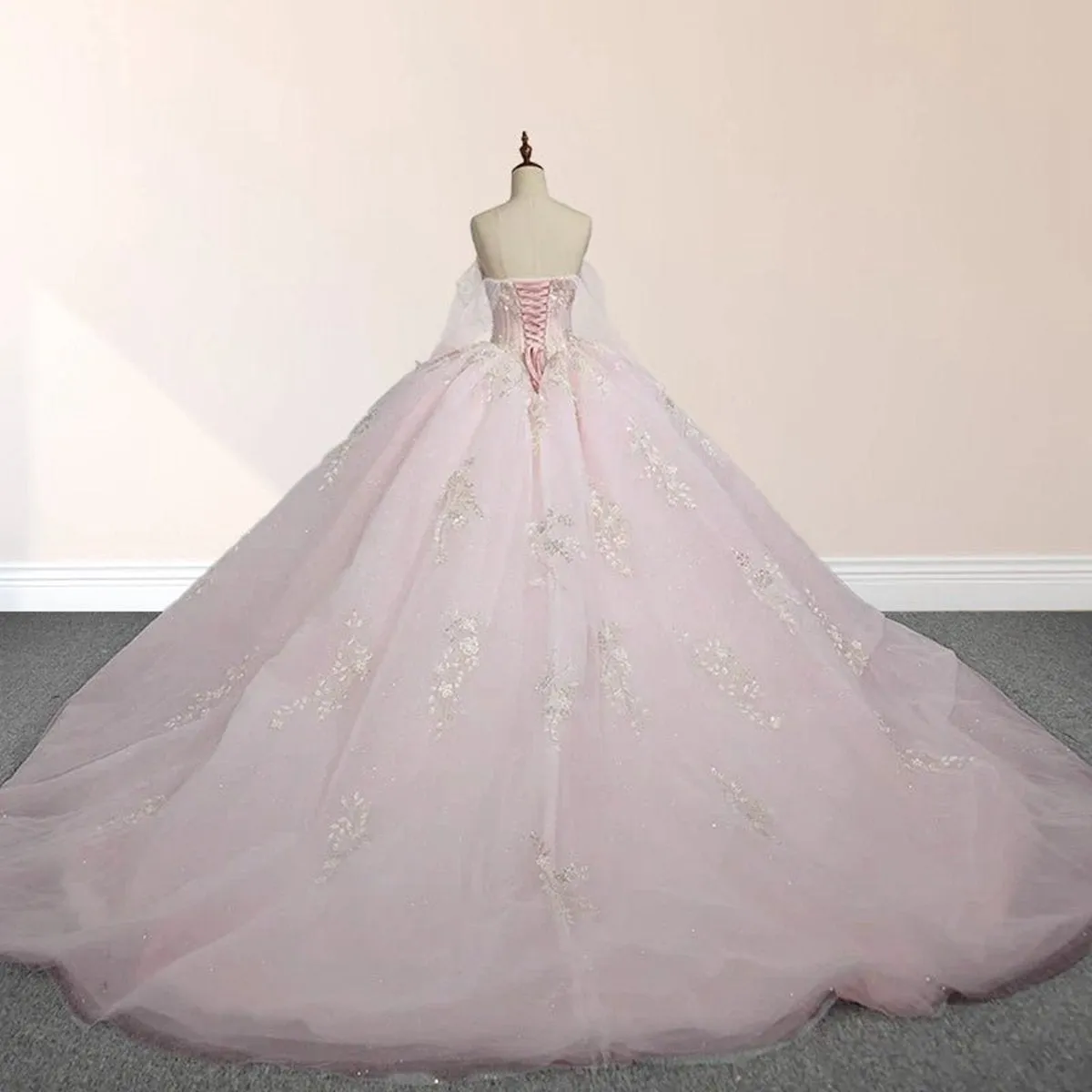 Ball Gown Appliqued Quinceañera Dresses