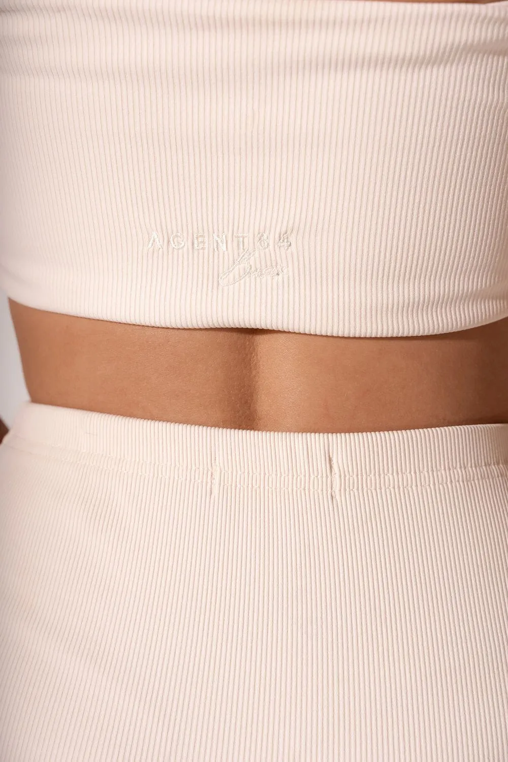 Bandeau Crop Top - Dew Rib