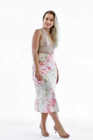 Be Free Pink Tie Dye Skirt