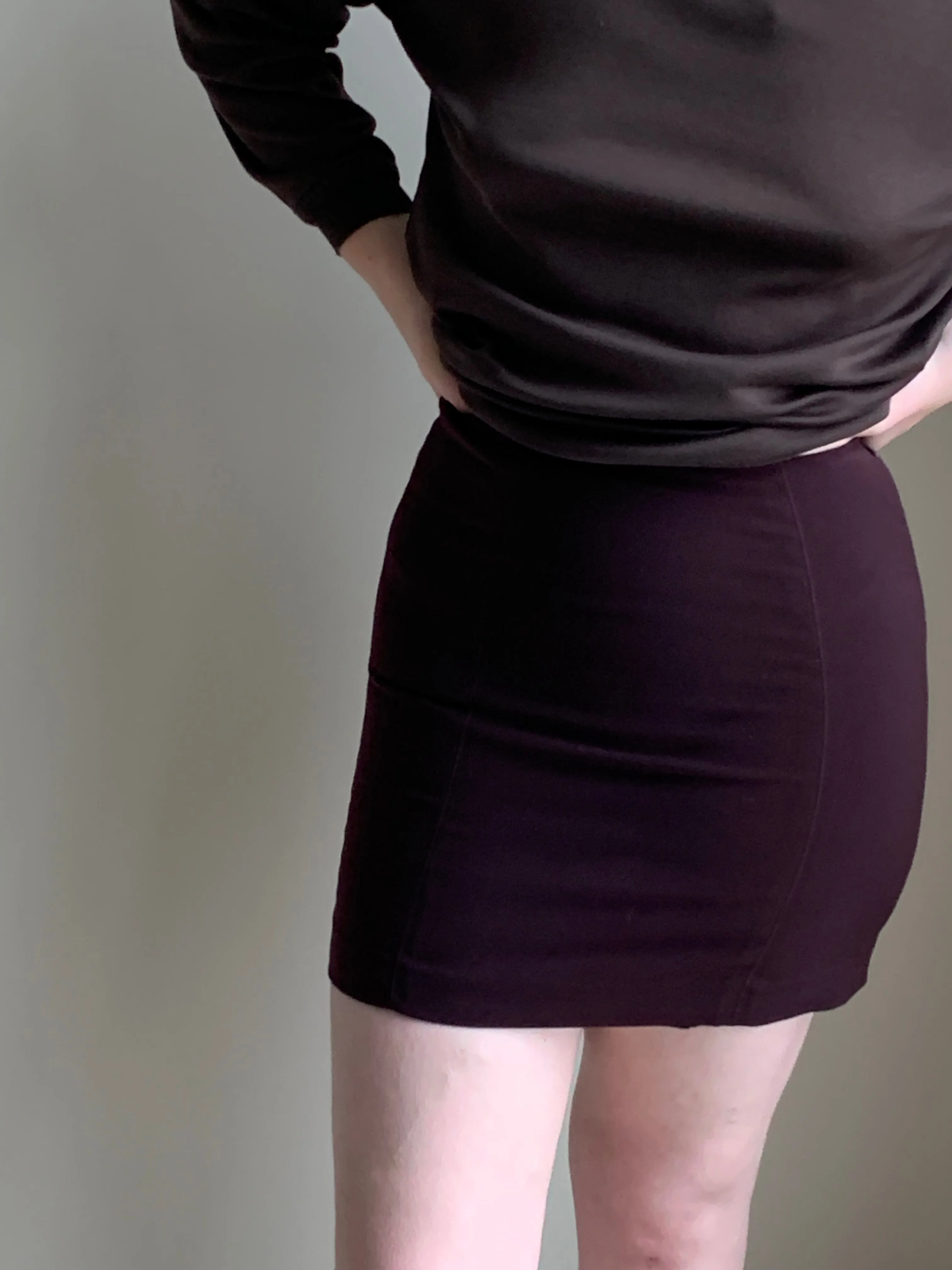 bebe mini skirt