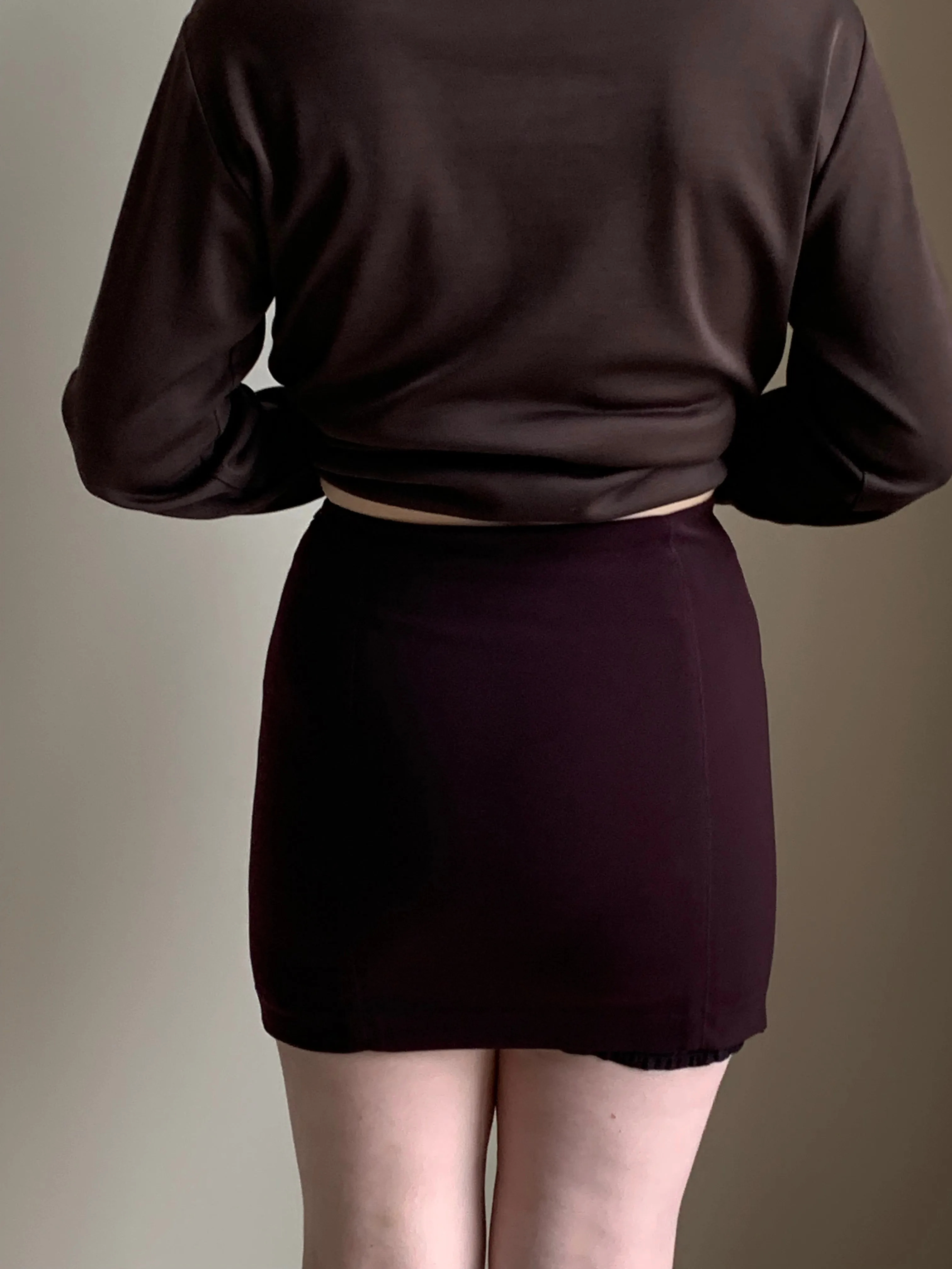 bebe mini skirt