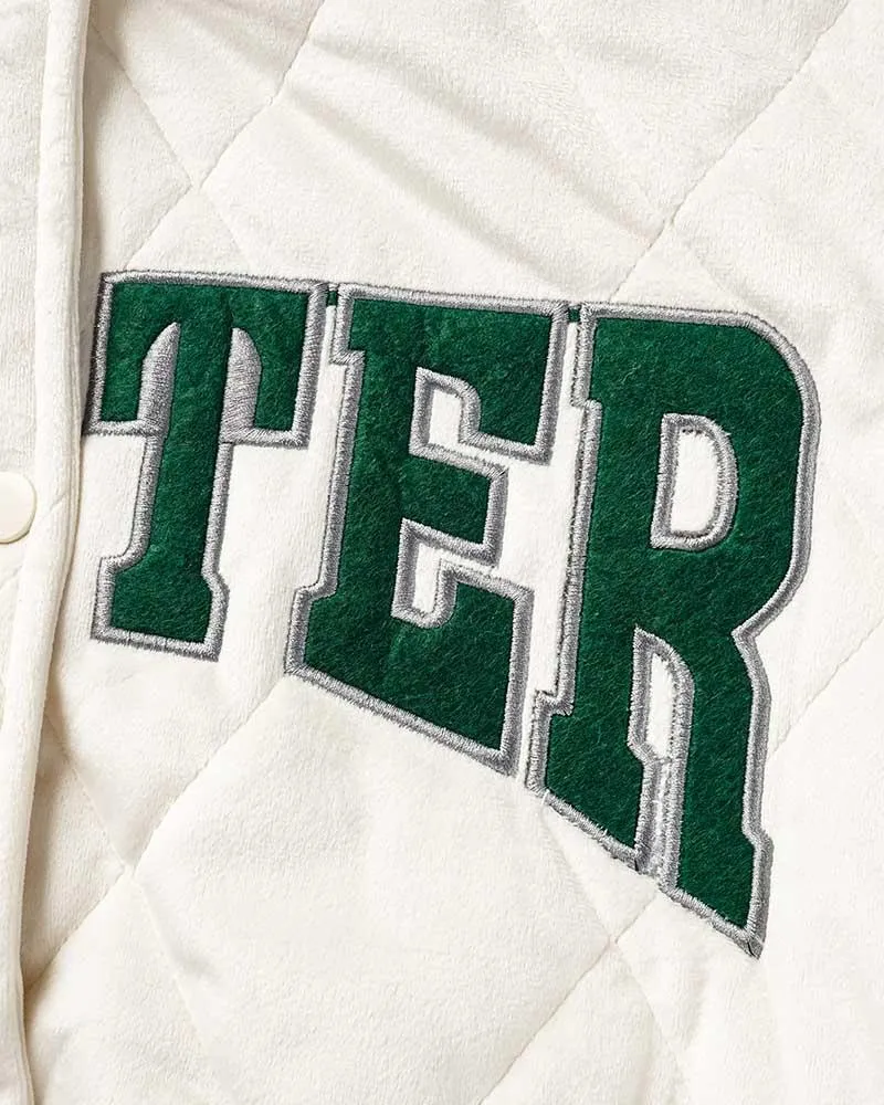 Better Study Quilted Bomber Jacket