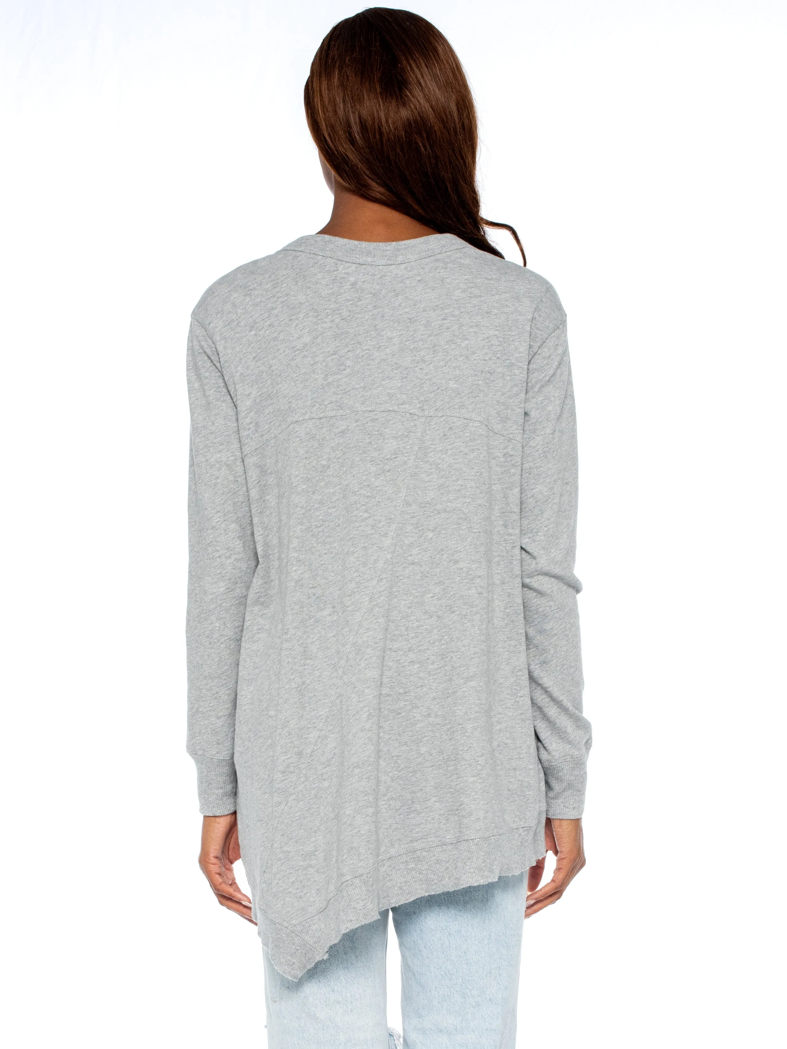Big Slouchy Rib Mix Pocket Long Sleeve Cardie