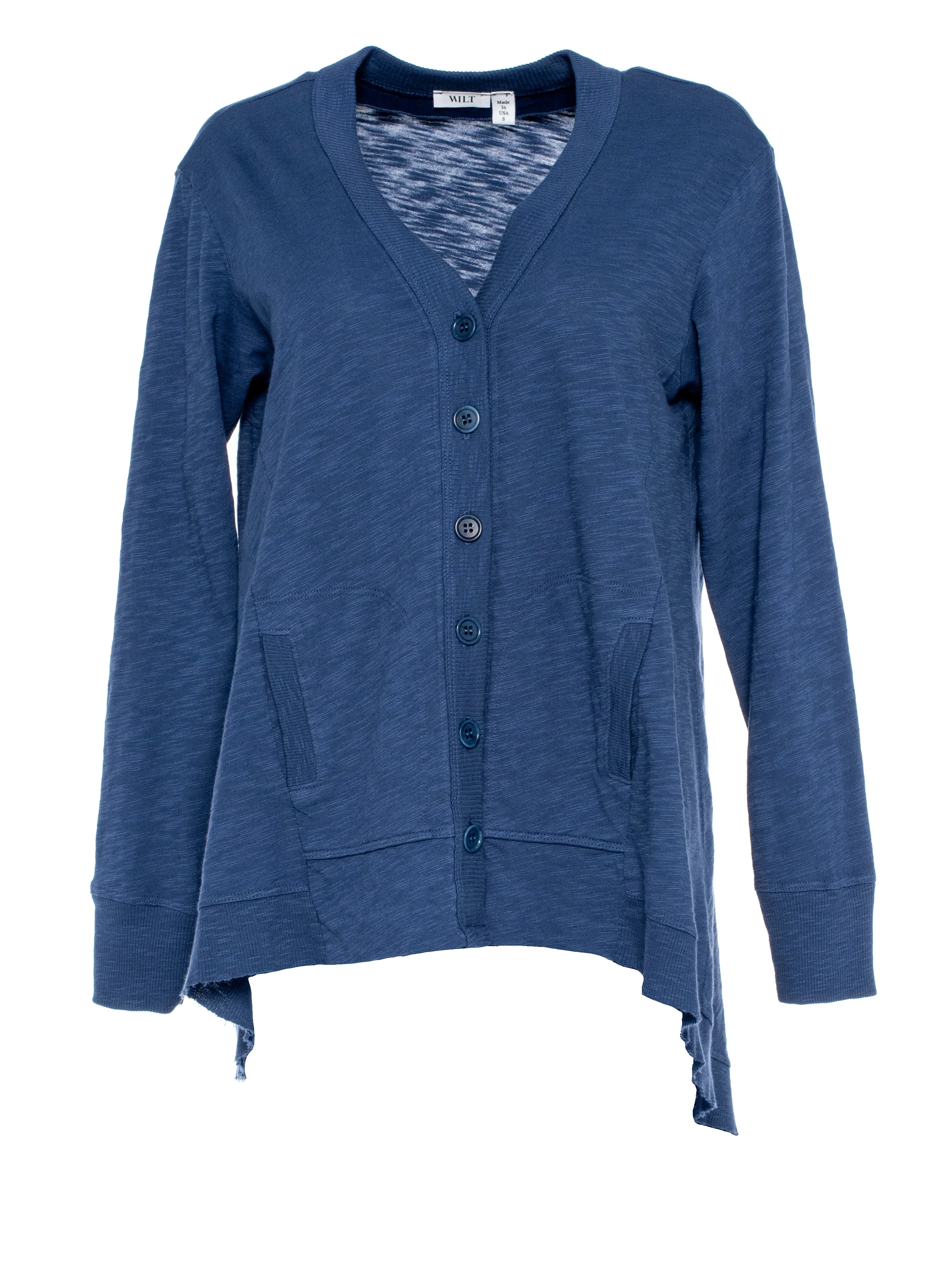 Big Slouchy Rib Mix Pocket Long Sleeve Cardie