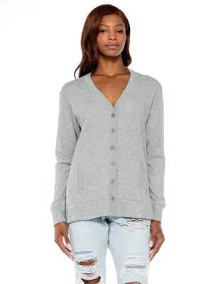 Big Slouchy Rib Mix Pocket Long Sleeve Cardie