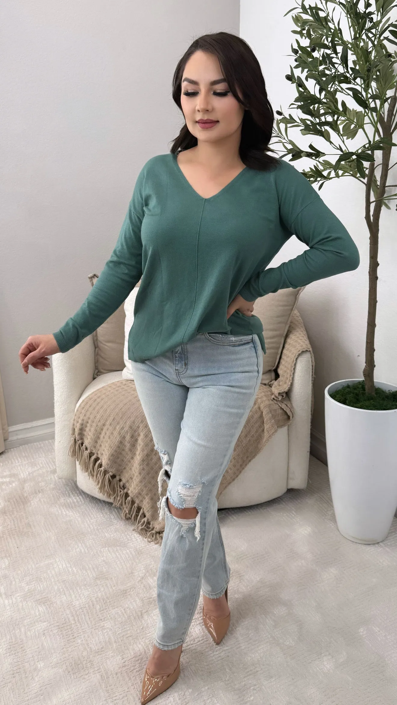 BILLIE GREEN  SWEATER
