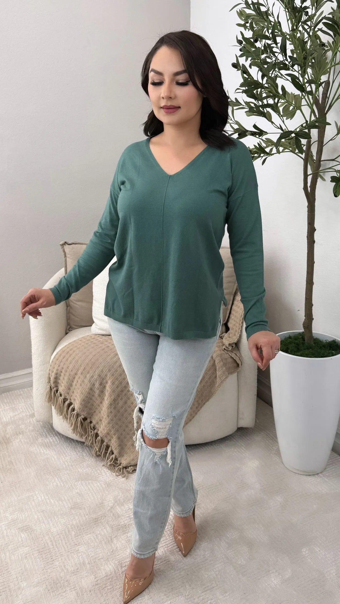 BILLIE GREEN  SWEATER