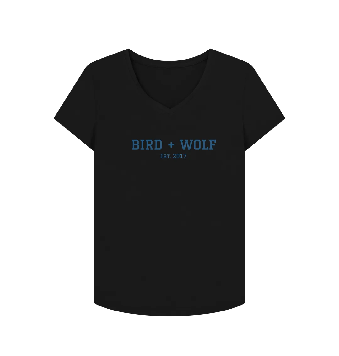 Bird   Wolf Est 2017 V Neck Tee