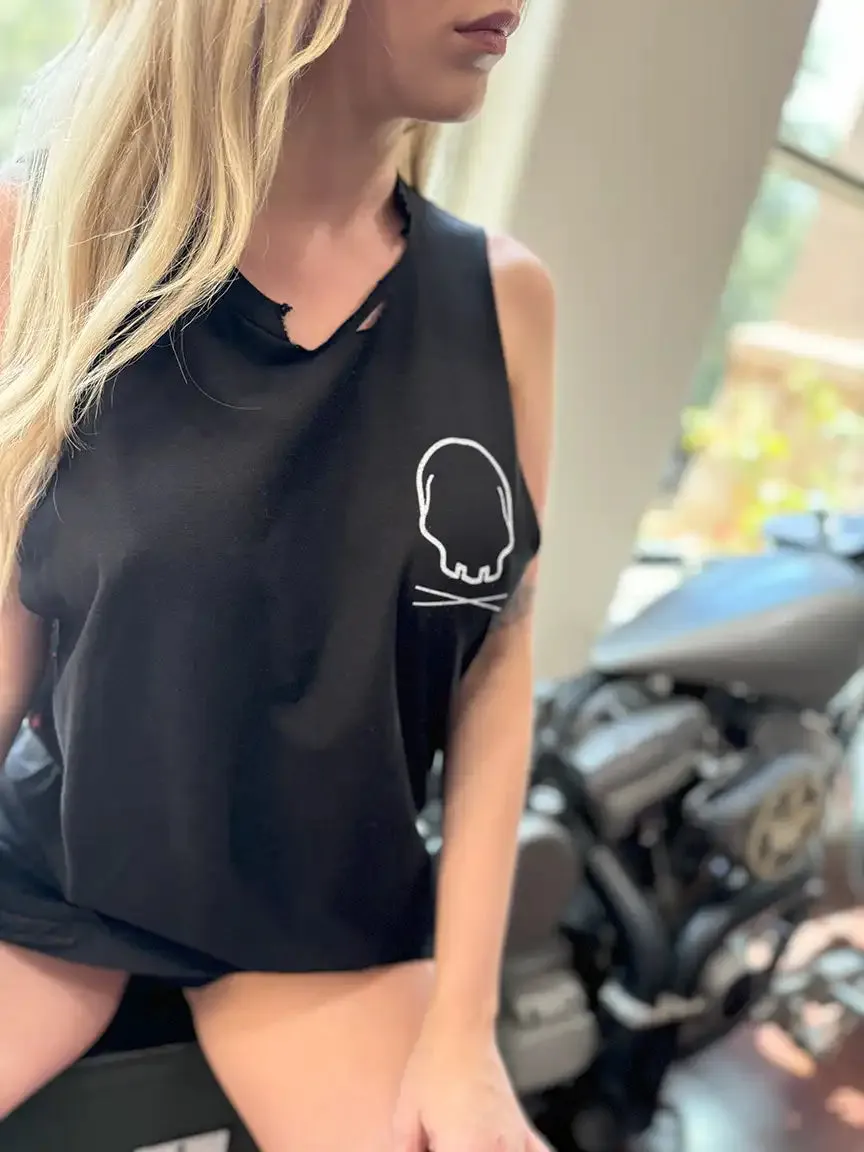 BLOOD NO FUCKS TANK TOP