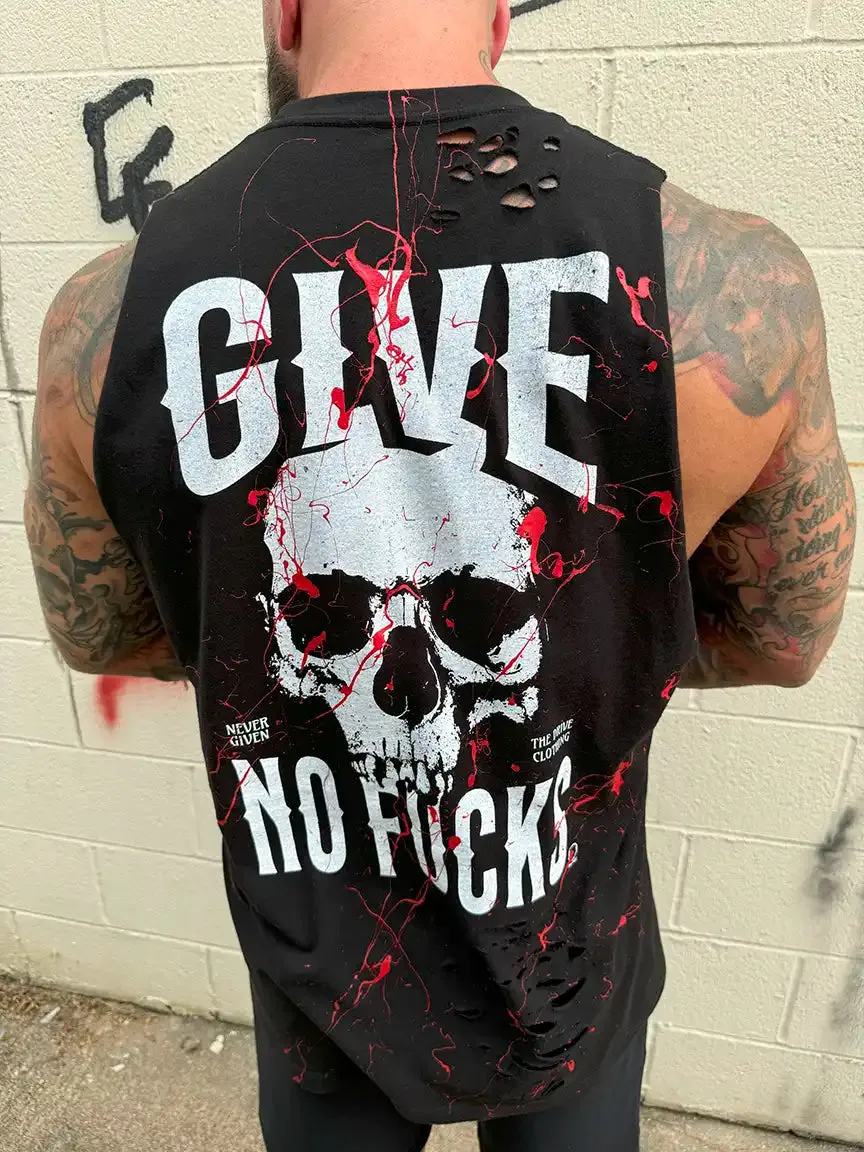 BLOOD NO FUCKS TANK TOP
