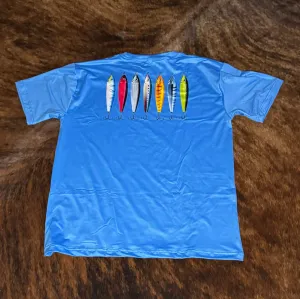 Blue Lures Short Sleeve Cotton Blend