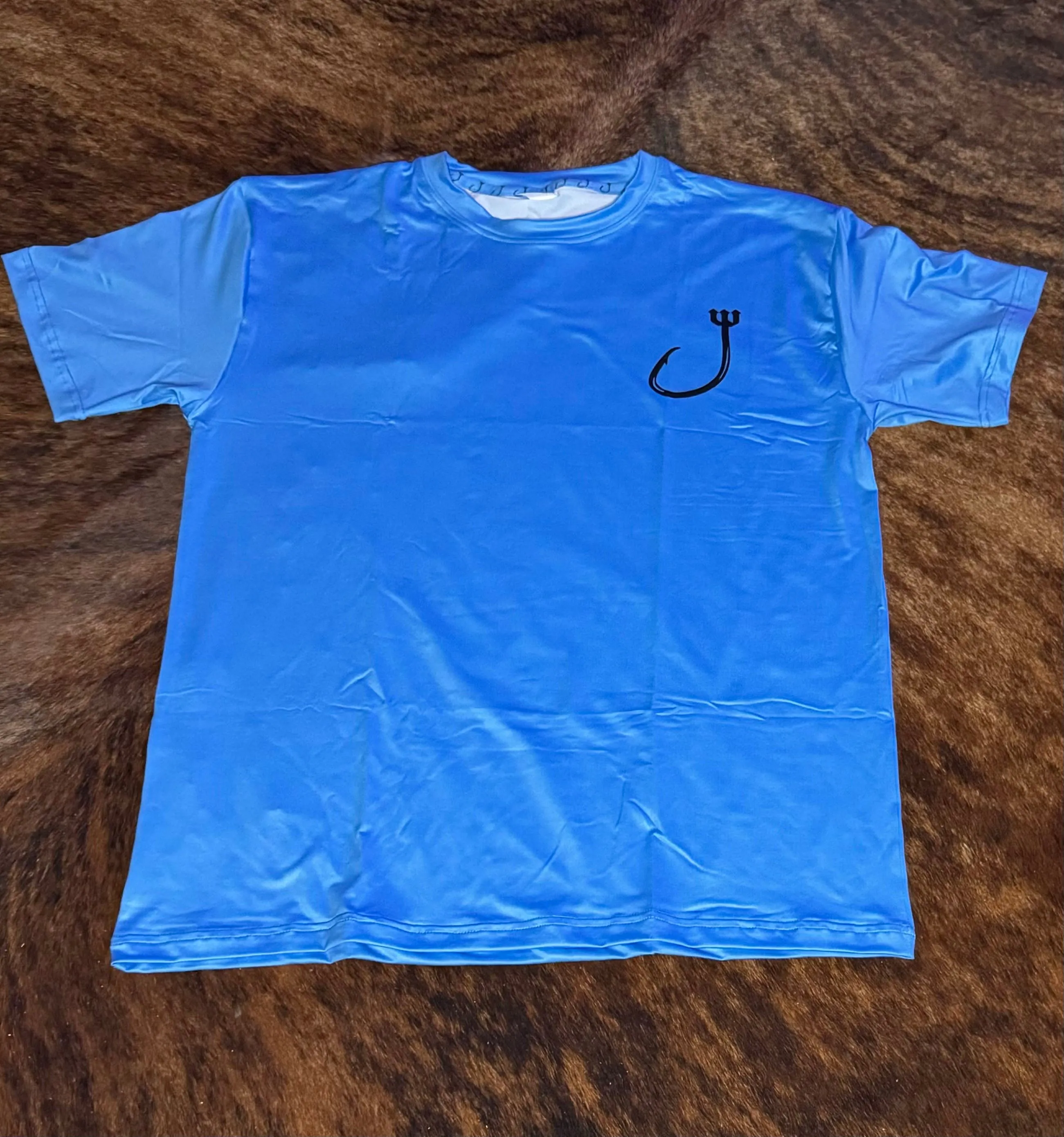 Blue Lures Short Sleeve Cotton Blend