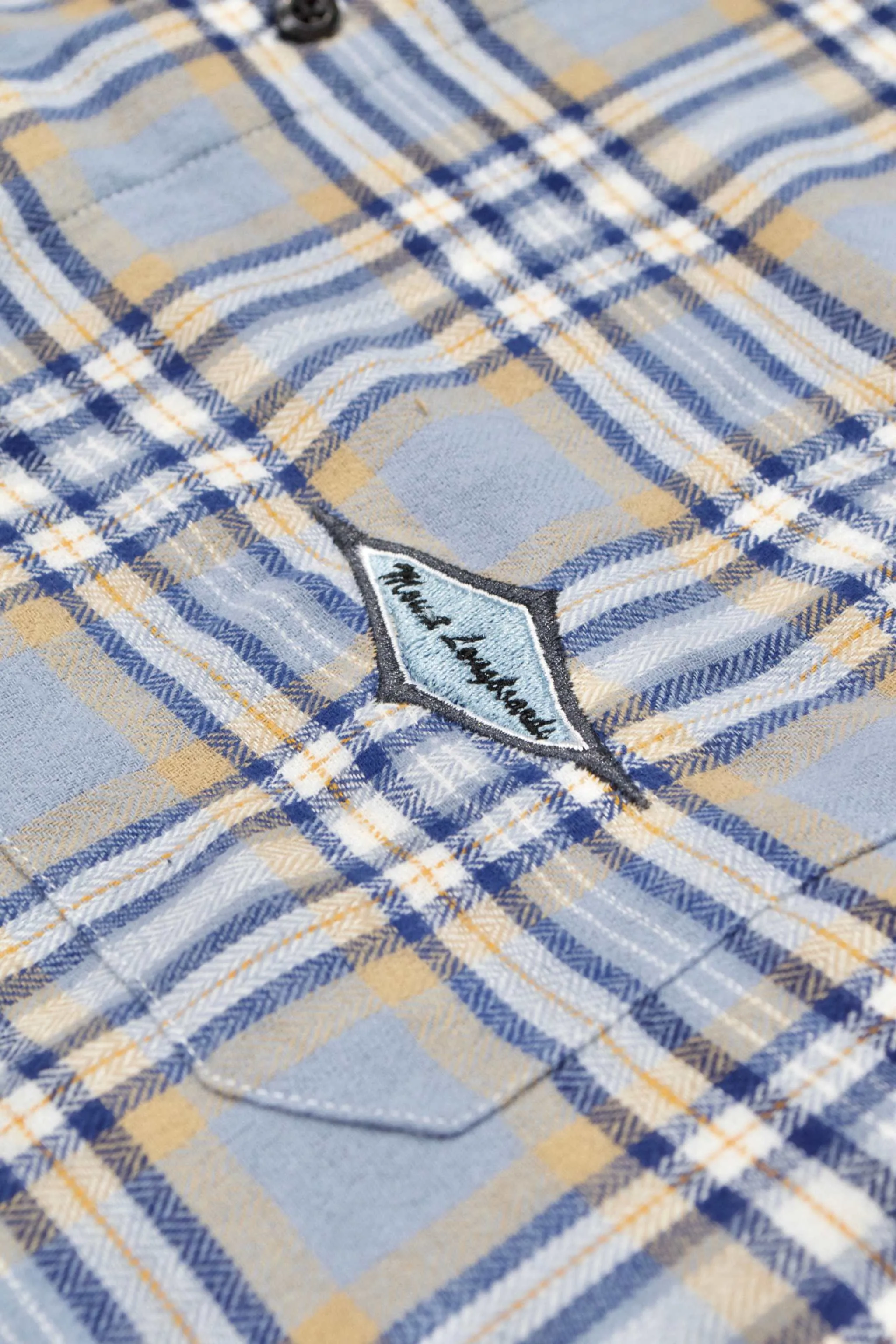 Blue Plaid Flannel Shirt