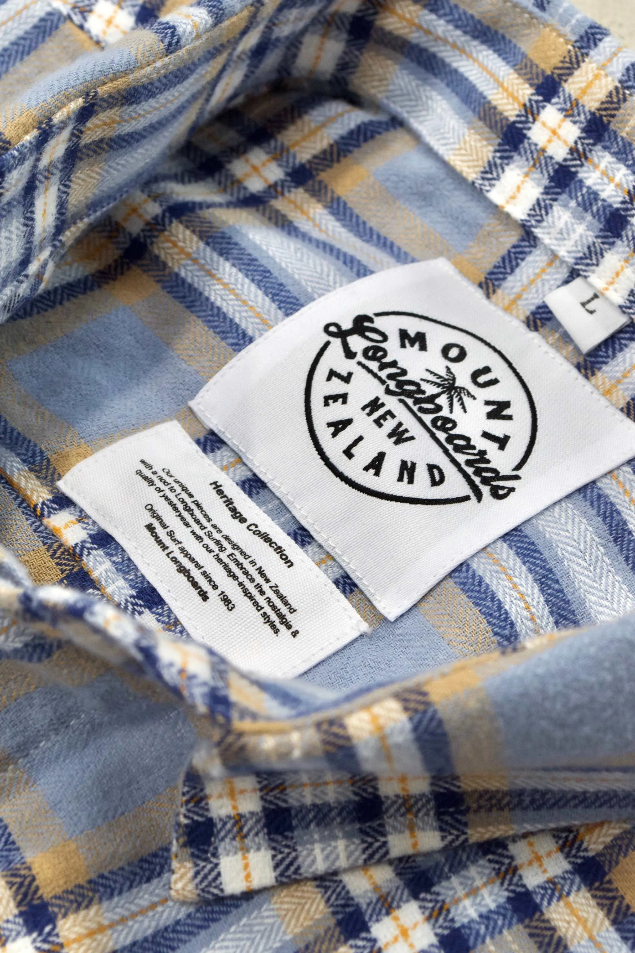 Blue Plaid Flannel Shirt
