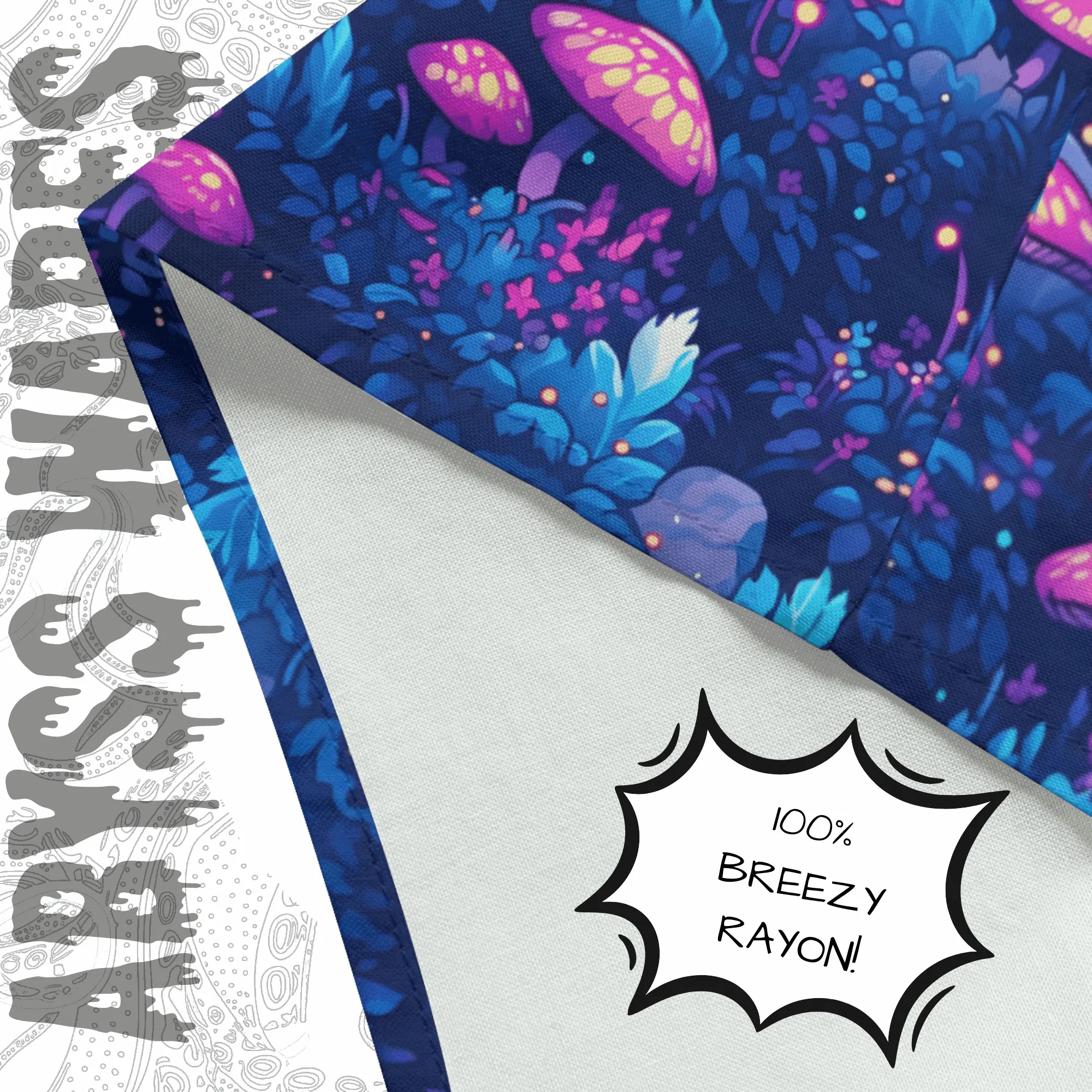 Blue Shrooms Sundress