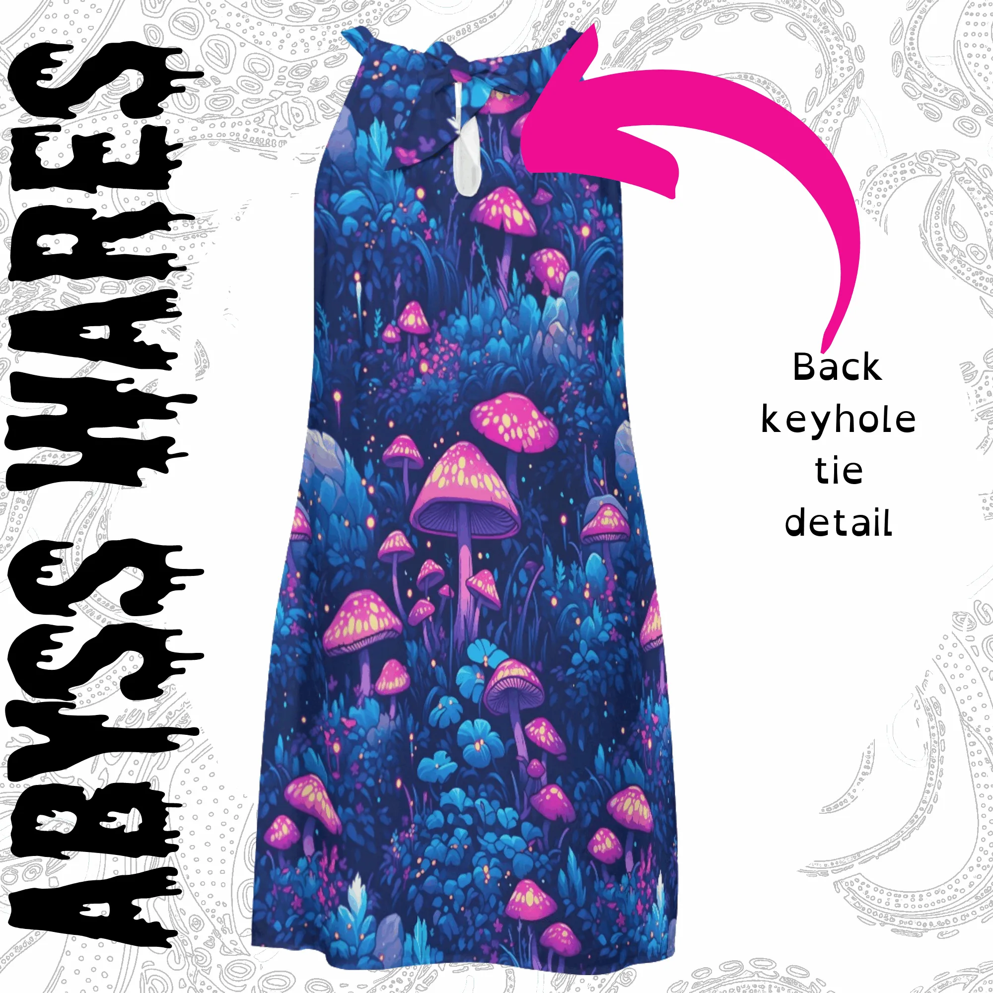 Blue Shrooms Sundress