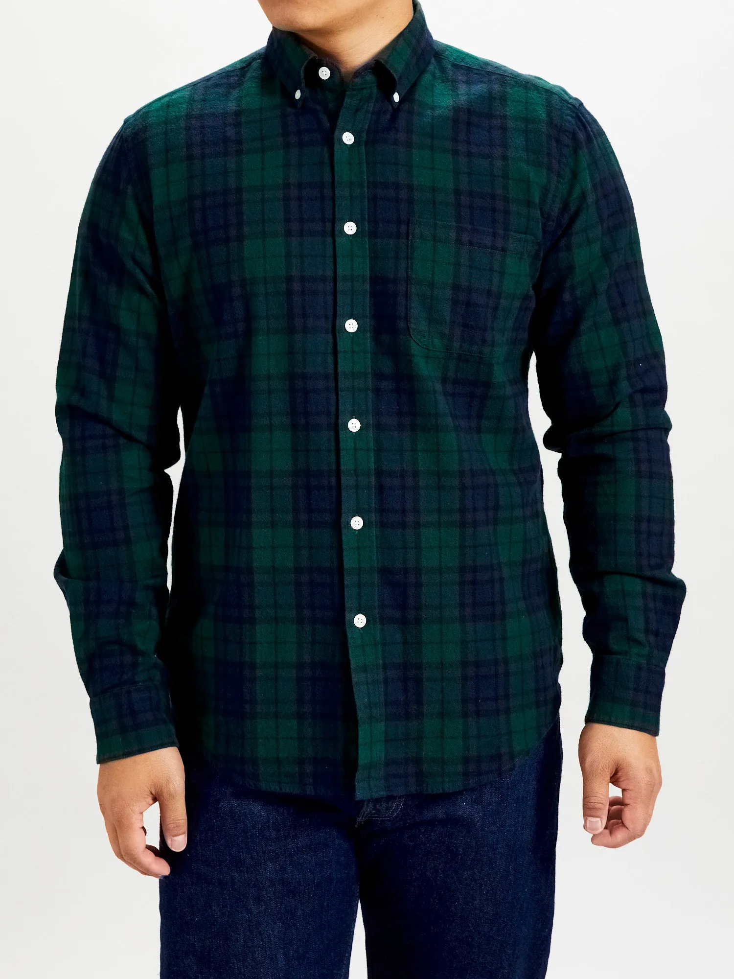 Bonfim Button-Up Shirt in Navy
