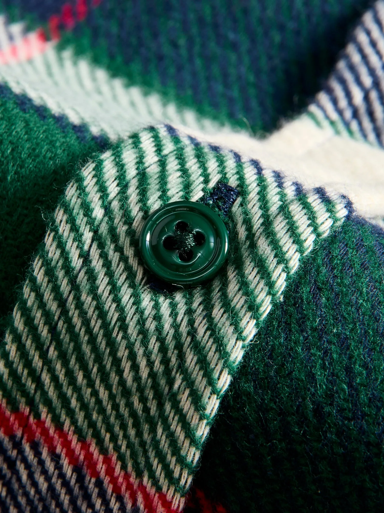 Bottle Button-Up Shirt in Blue Green