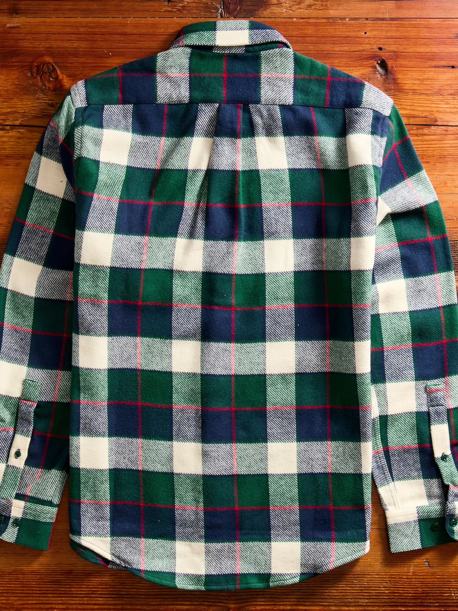 Bottle Button-Up Shirt in Blue Green