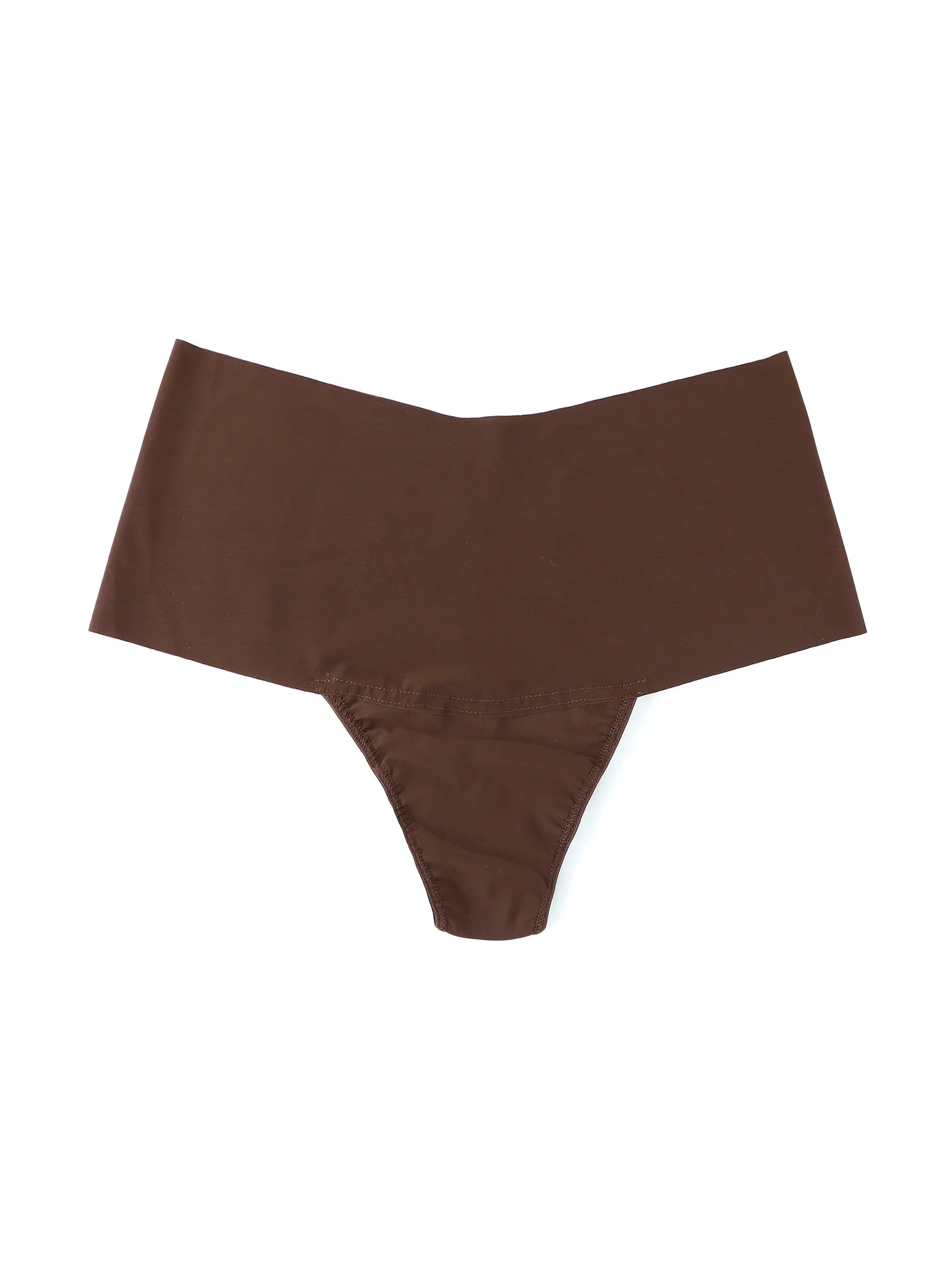 BreatheSoft® High Rise Thong Mahogany