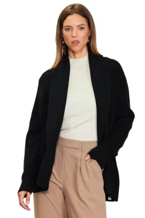 Bright Mornings Black Cardigan