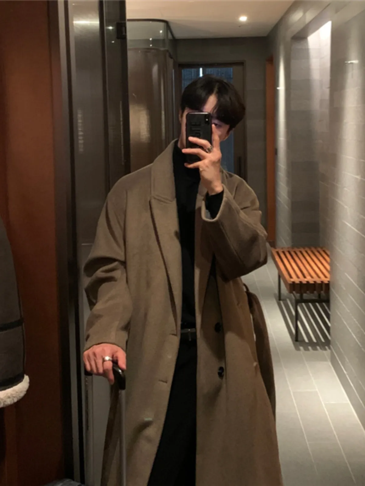 British Style Woolen Cashmere Coat