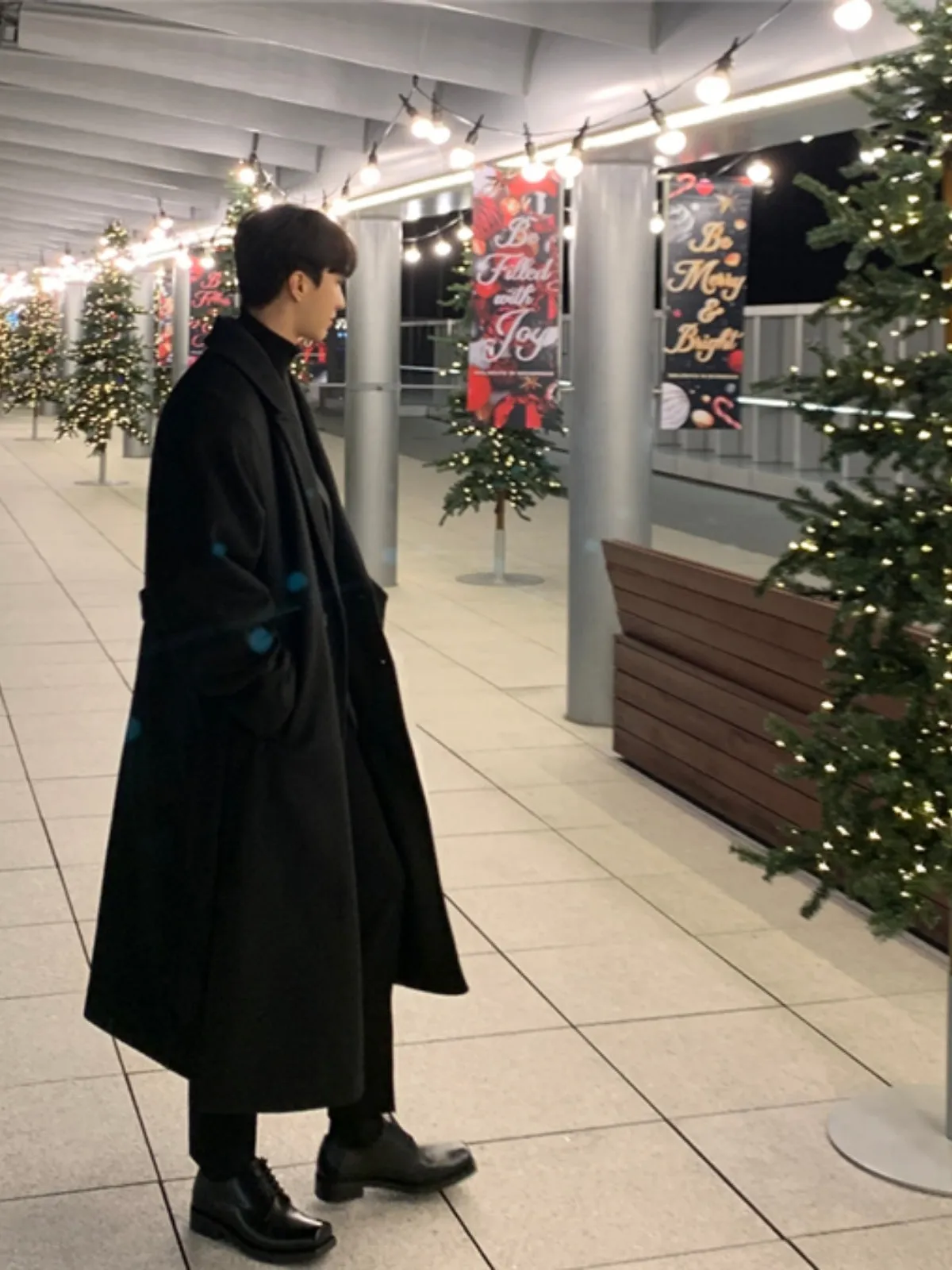 British Style Woolen Cashmere Coat