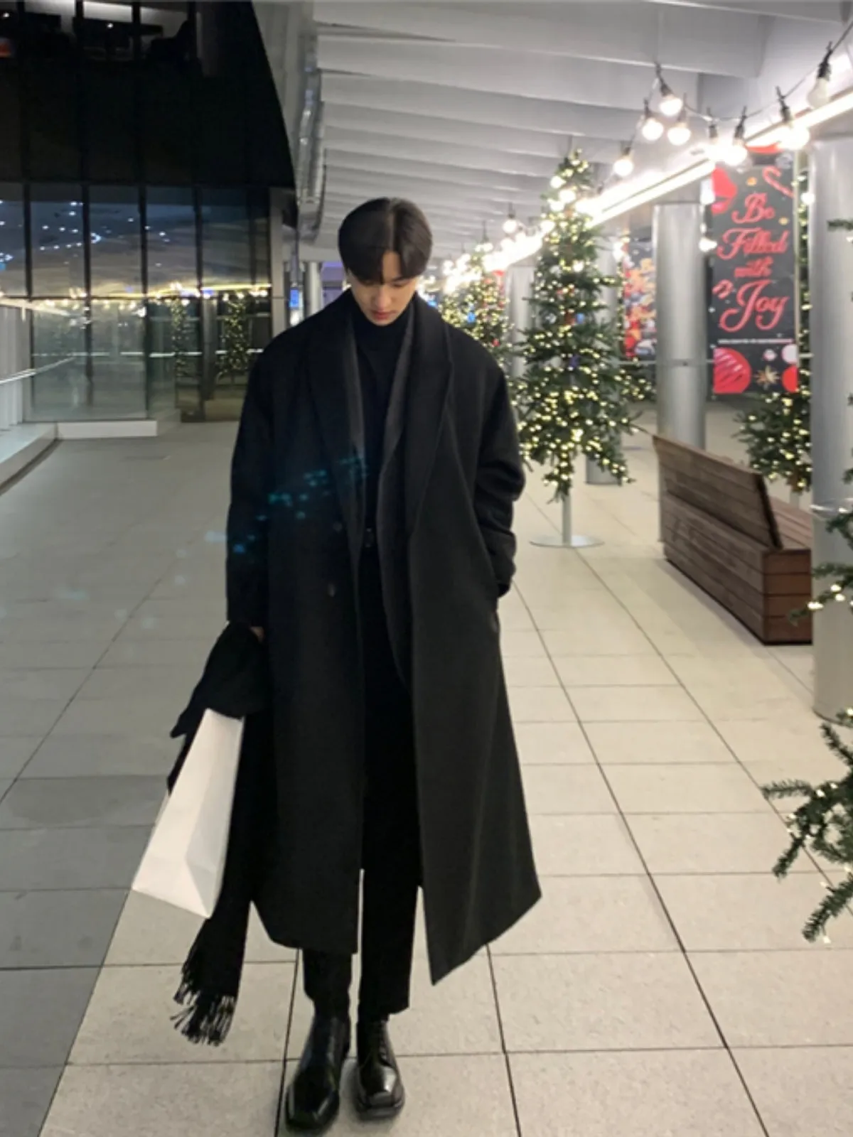 British Style Woolen Cashmere Coat