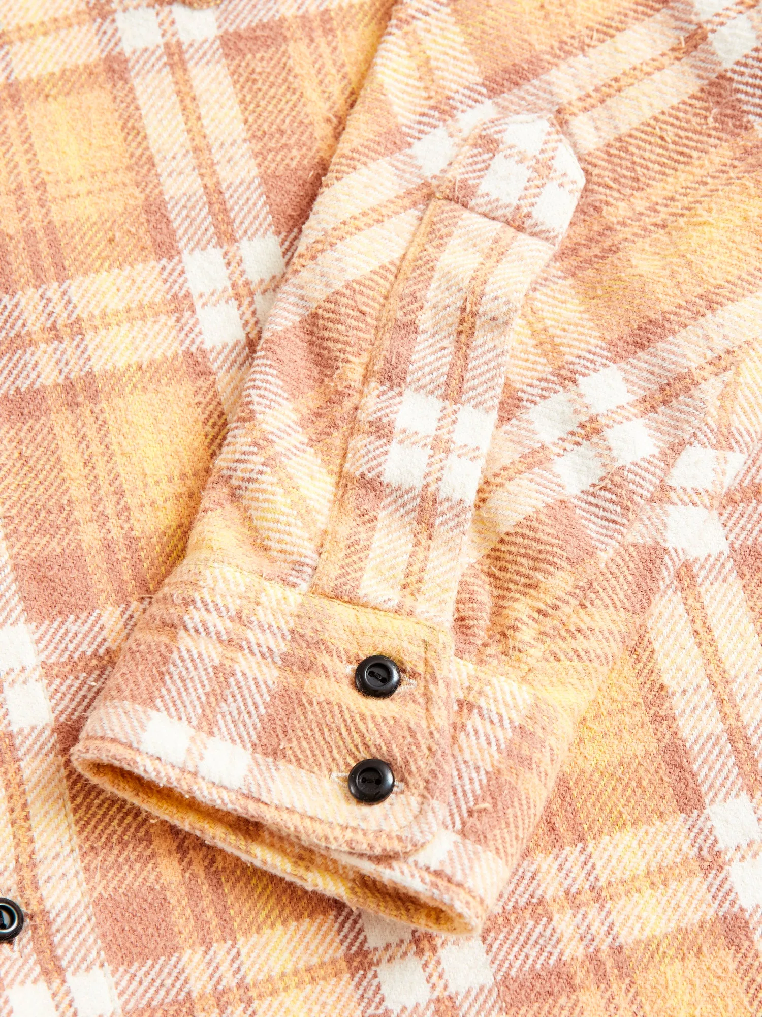 Bryson Flannel Shirt in Sunfaded Ochre