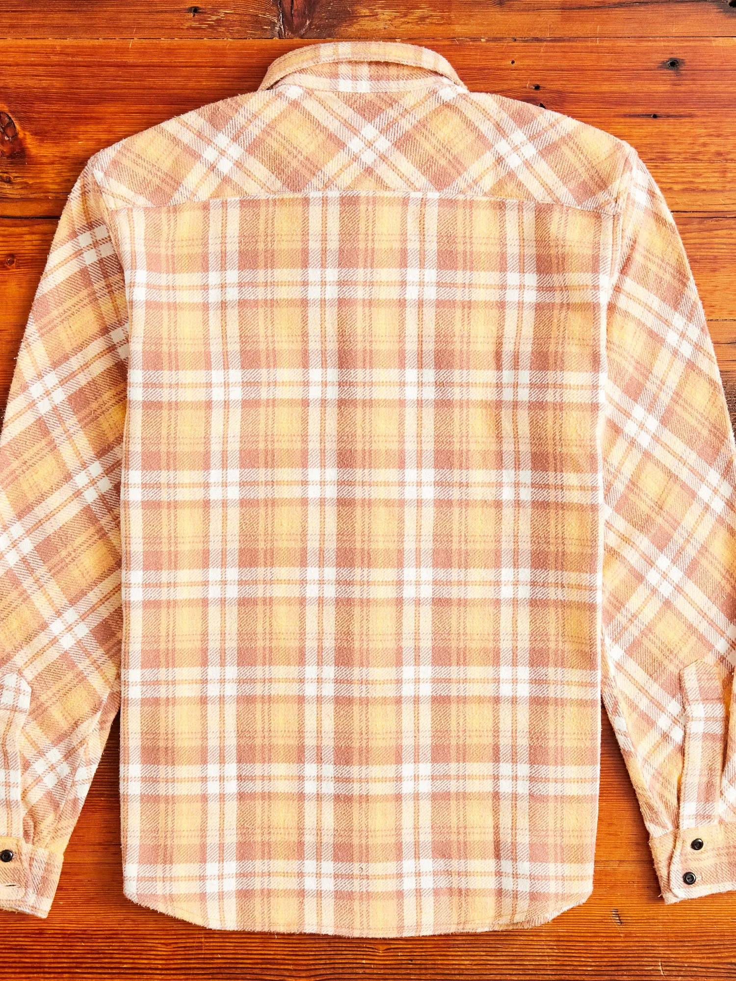 Bryson Flannel Shirt in Sunfaded Ochre