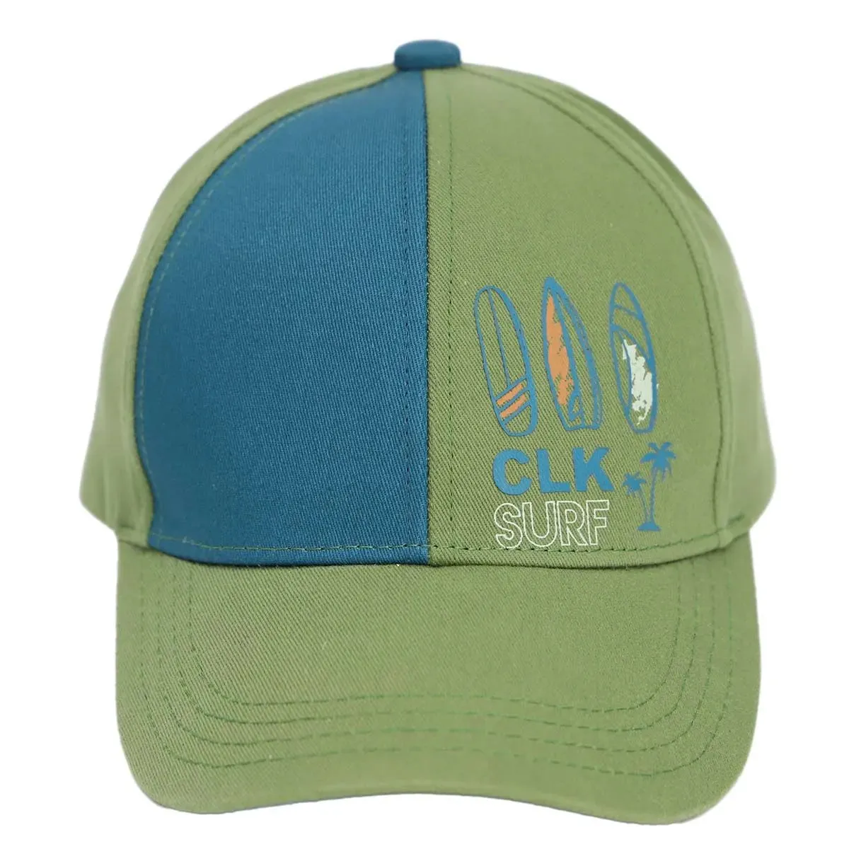 Calikids Toddler & Kid Boys’ Summer Cap – Green Combo – Sizes 18m to 5 Y