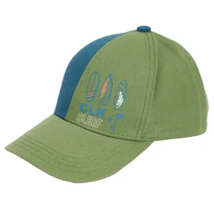 Calikids Toddler & Kid Boys’ Summer Cap – Green Combo – Sizes 18m to 5 Y