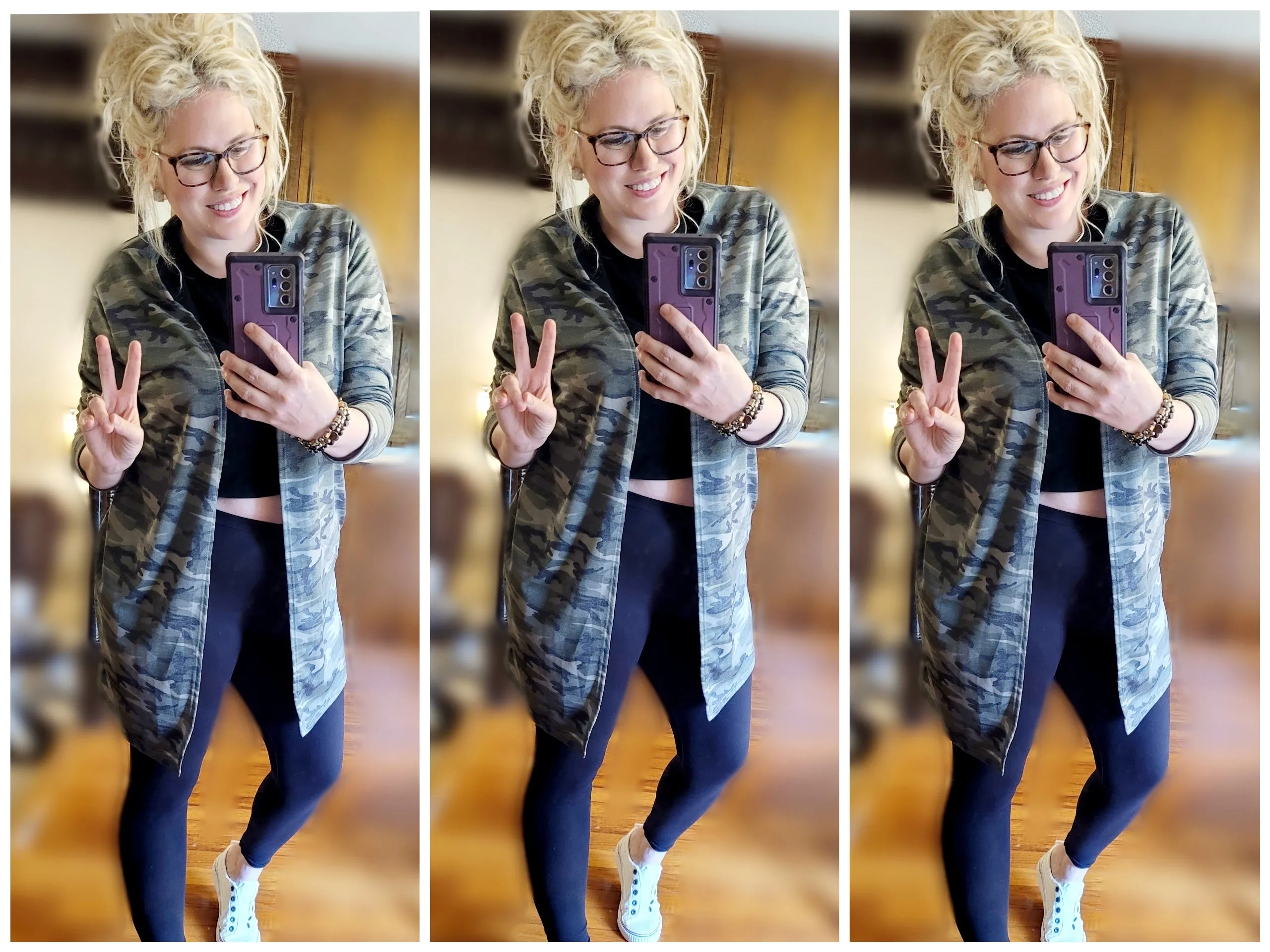 Camo Cardigan